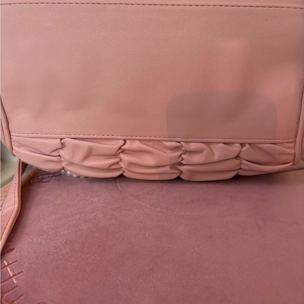 Juicy Couture Pink Ruched Satchel - Picture 3 of 3